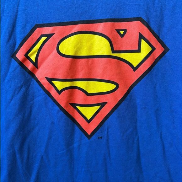 Superman Blue T-Shirt - Picture 2 of 5